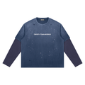 Vintage Wash Distressed Layer T-Shirt Adult Unisex