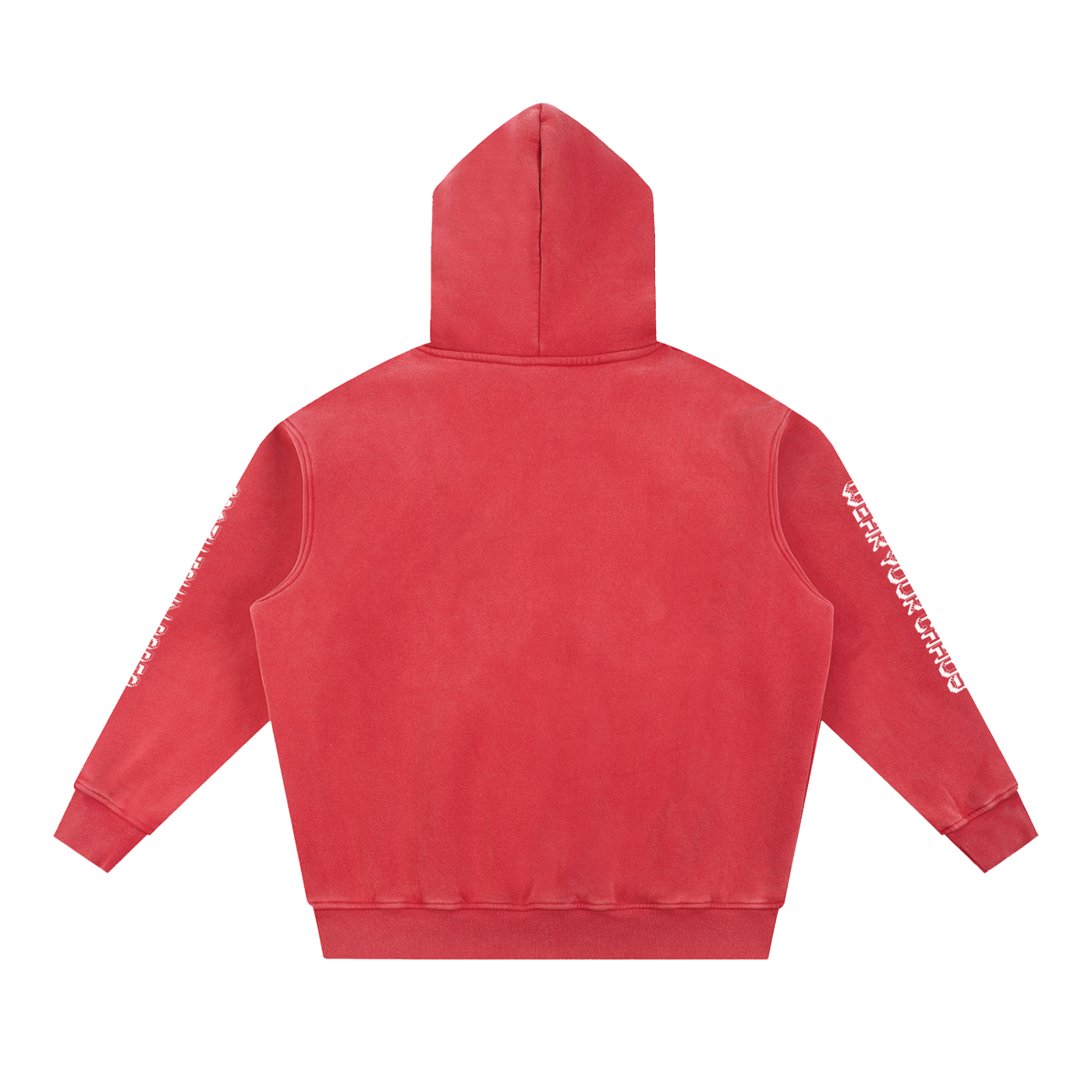 Chaos Bull Snow Wash Fleece Oversize Hoodie Adult