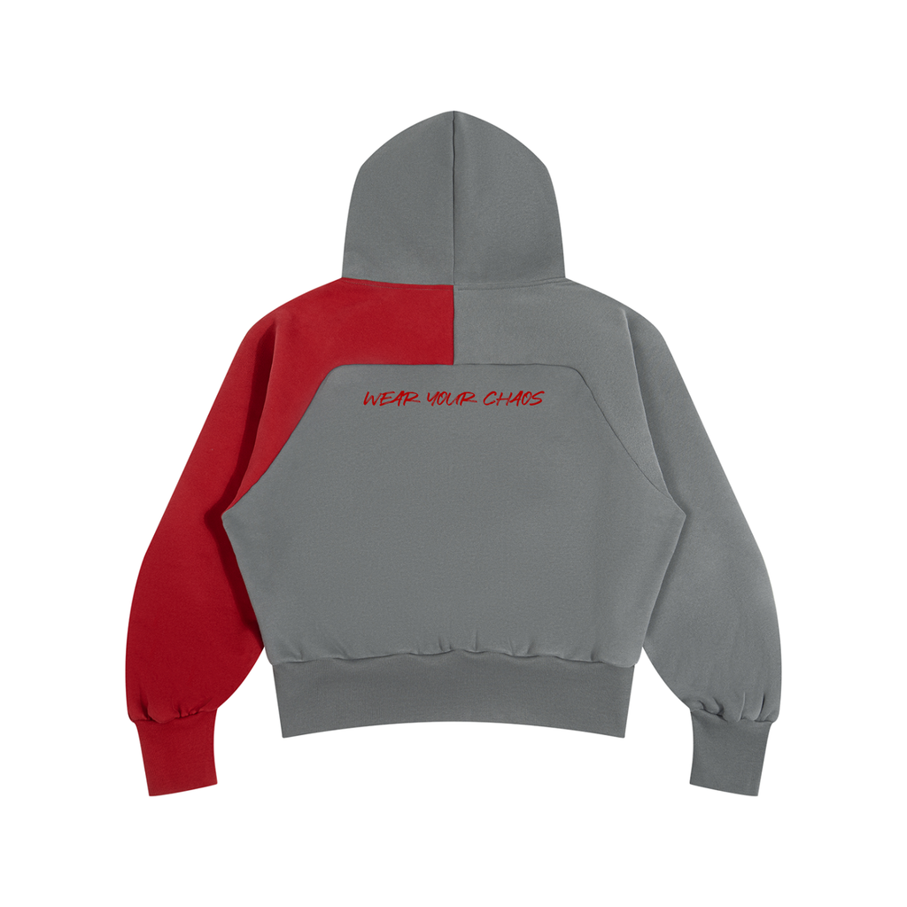 Wear Your Chaos Unisex Color-Block Fleece Hoodie Adult