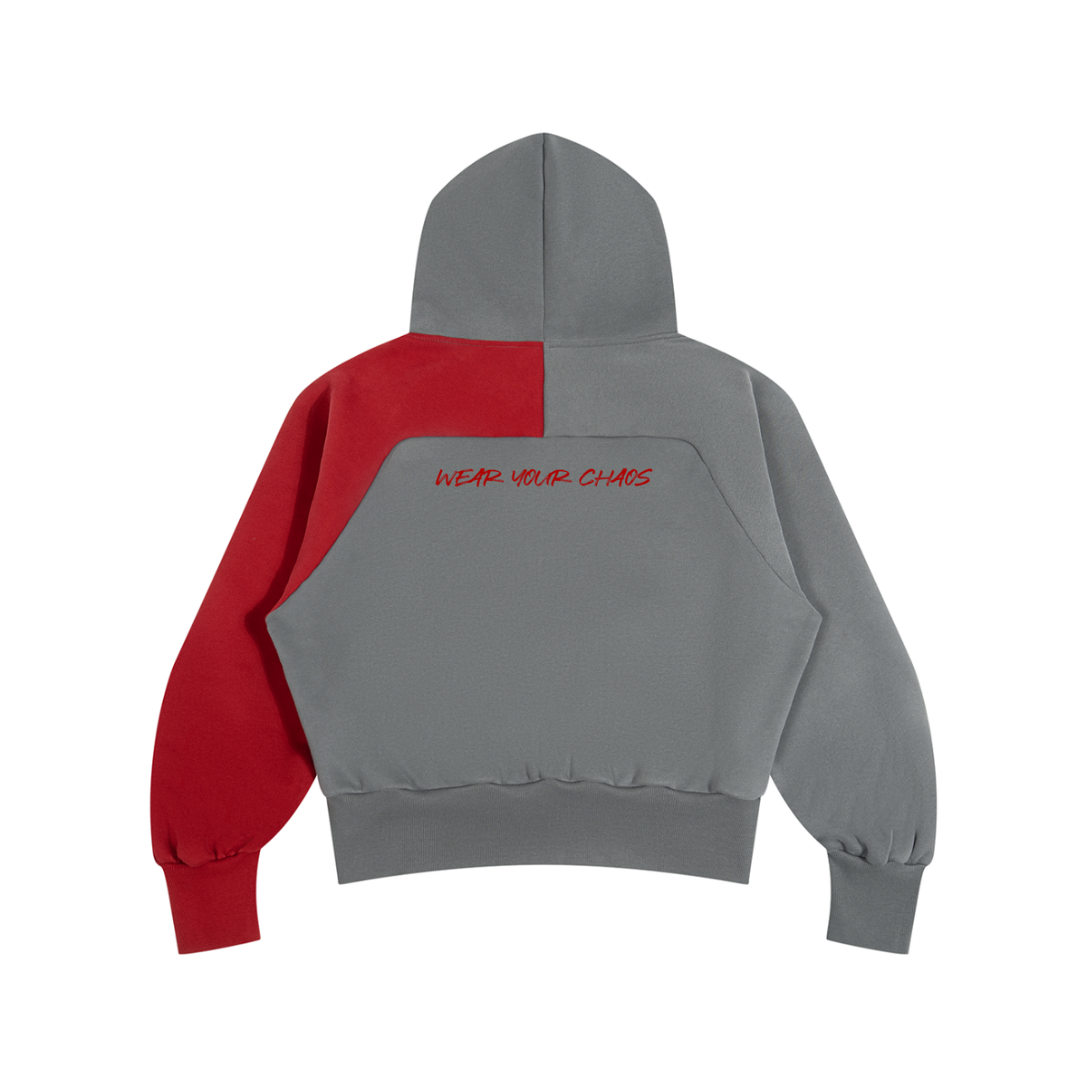 Wear Your Chaos Unisex Color-Block Fleece Hoodie Adult