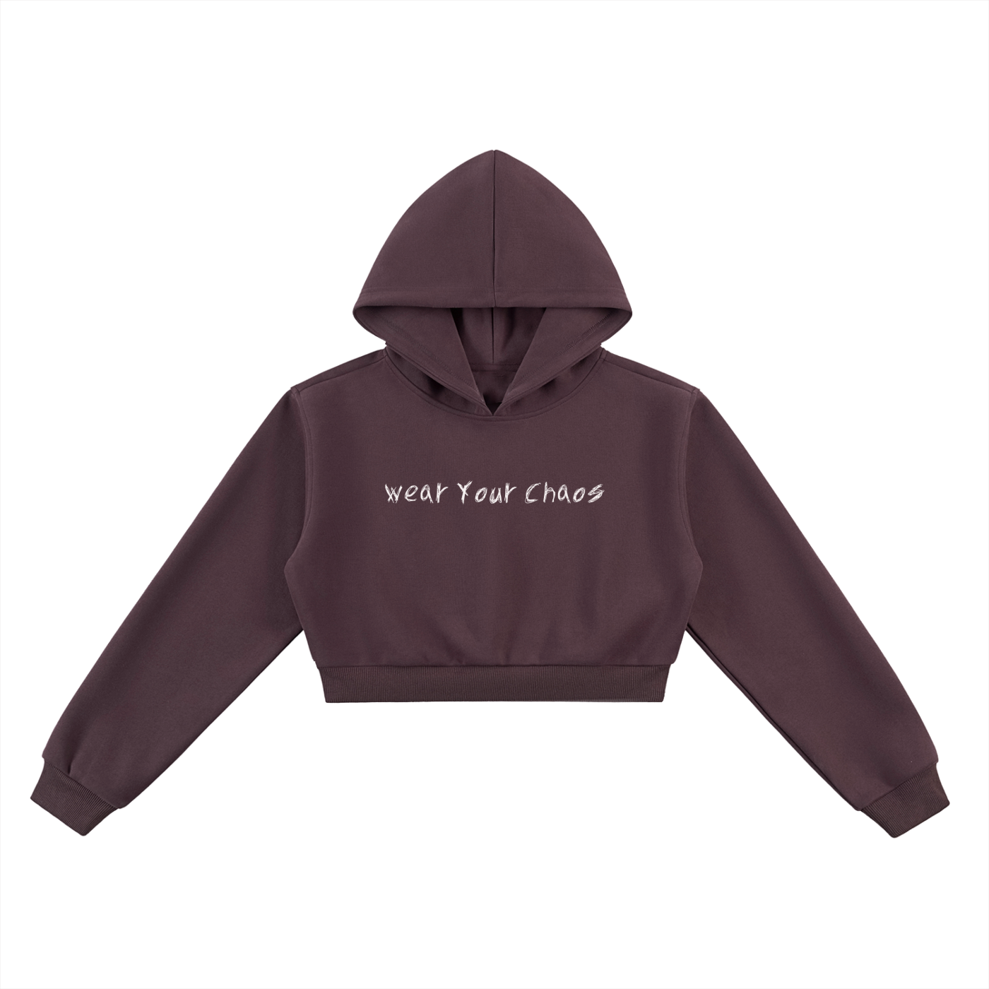 Wear Your Chaos Women's Essential Cropped Hoodie