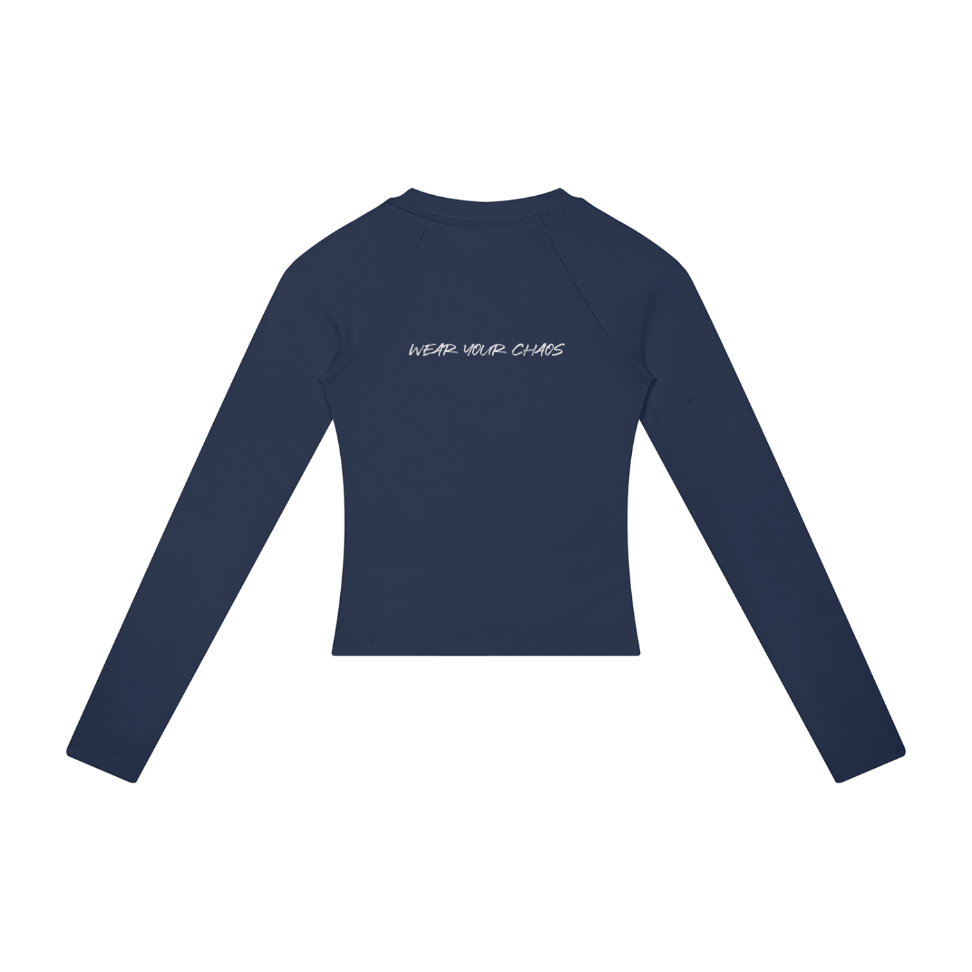 Wear Your Chaos, Chaos Bull Women’s Slim Raglan Long Sleeve T-Shirt