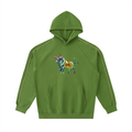 Wear Your Chaos Contrast Piping Raglan Hoodie Adult