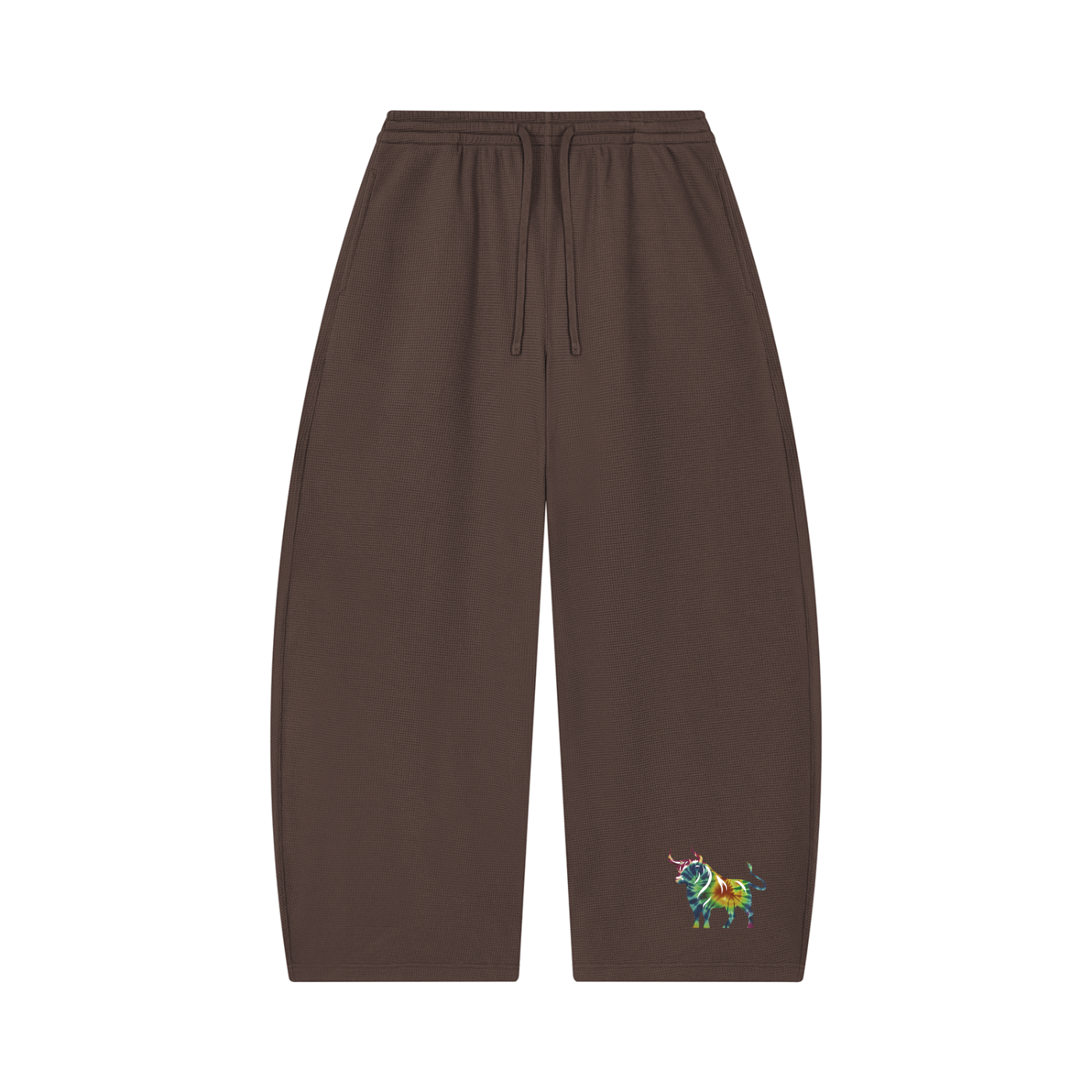 Waffle Barrel Leg Pants Unisex Adult