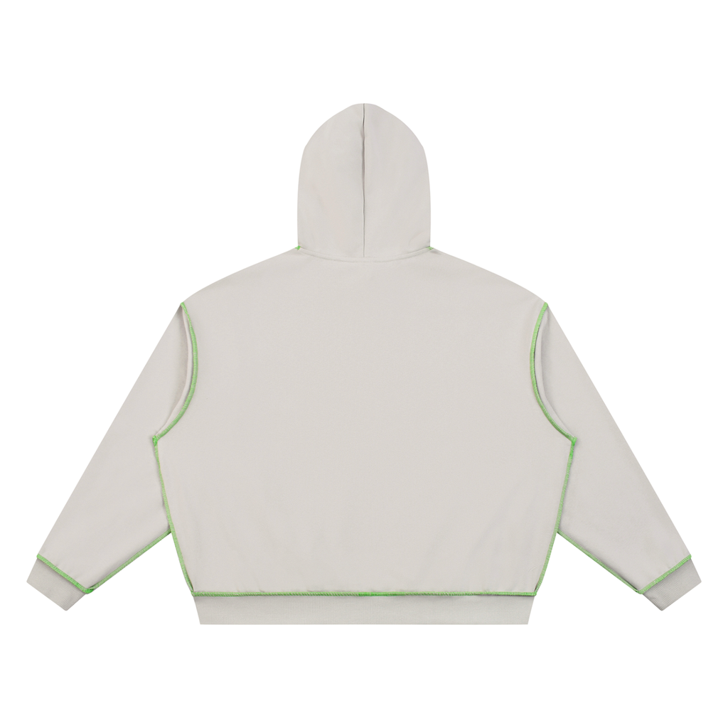 Boxy Heavyweight Topstitch Hoodie Adult Unisex