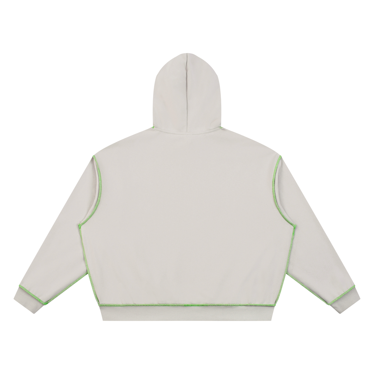 Boxy Heavyweight Topstitch Hoodie Adult Unisex