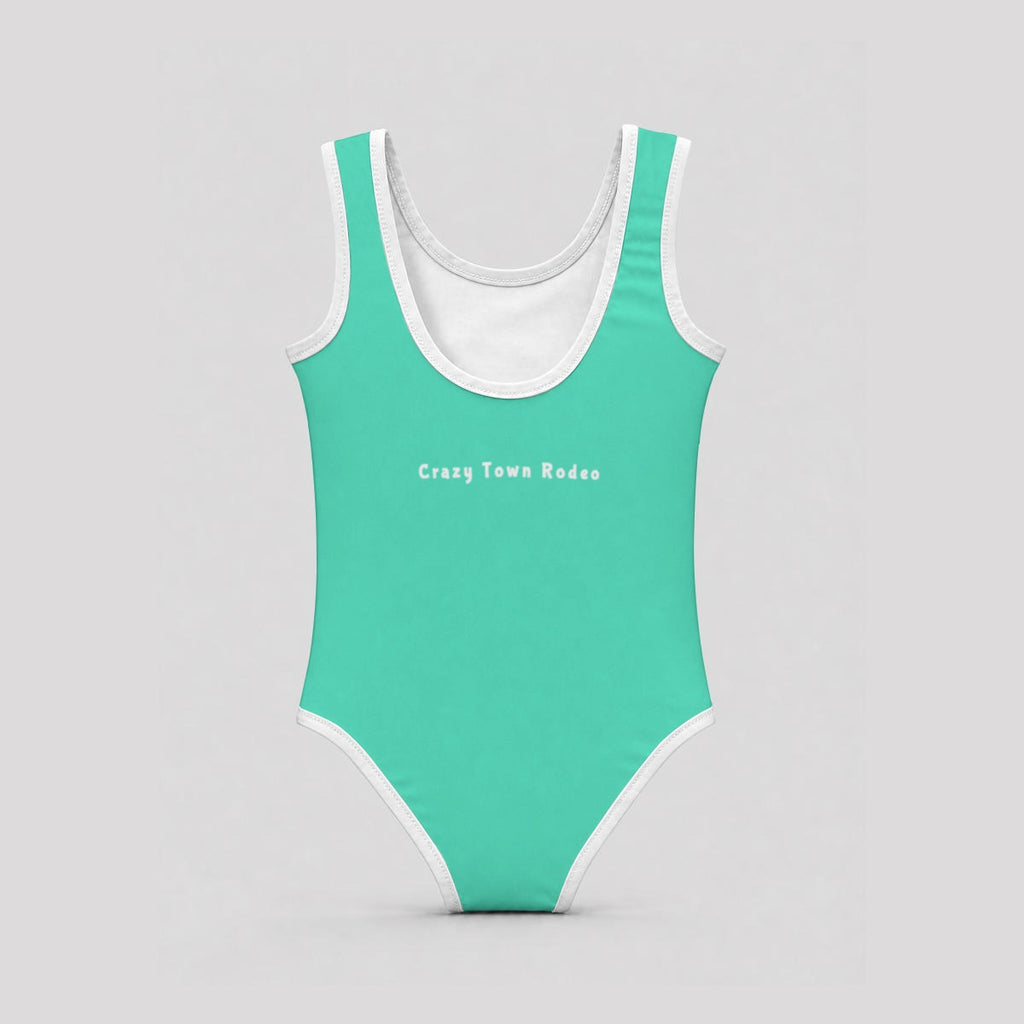Axolotl Girl's Sleeveless One-Piece Swimsuit
