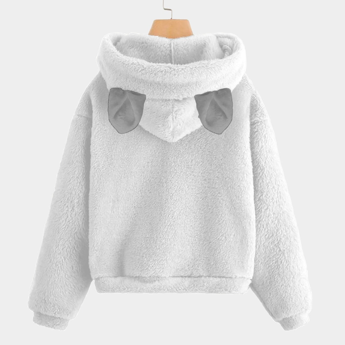 Raccoon Kid’s Borg Fleece Sweatshirt with Ears