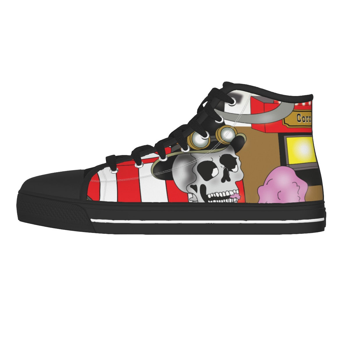 Sweet Treat Men's Black Sole Canvas Shoes