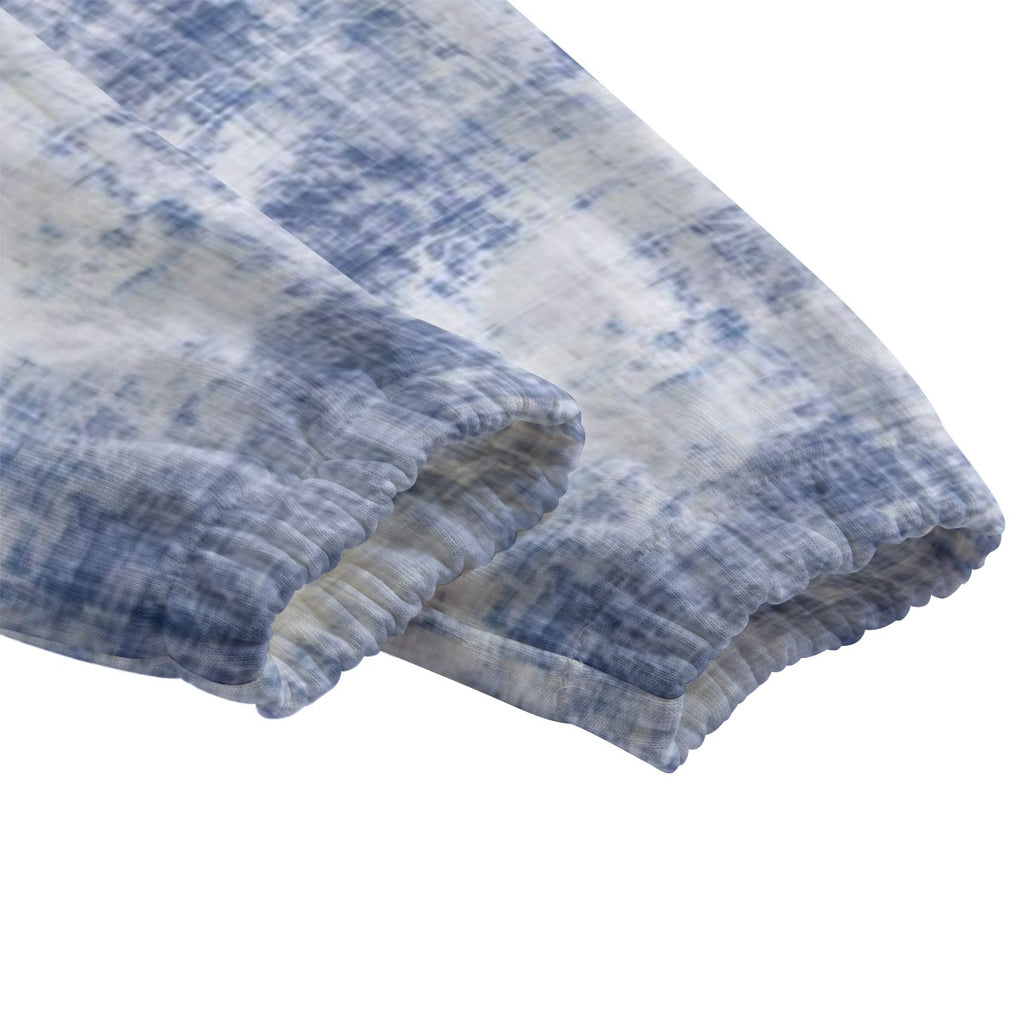 Blue Clouded Kid's Sweatpants