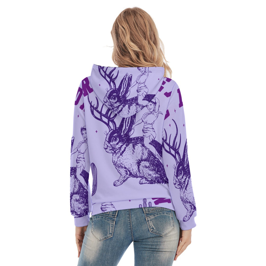 Jackalope Women's Slim Pullover Hoodie