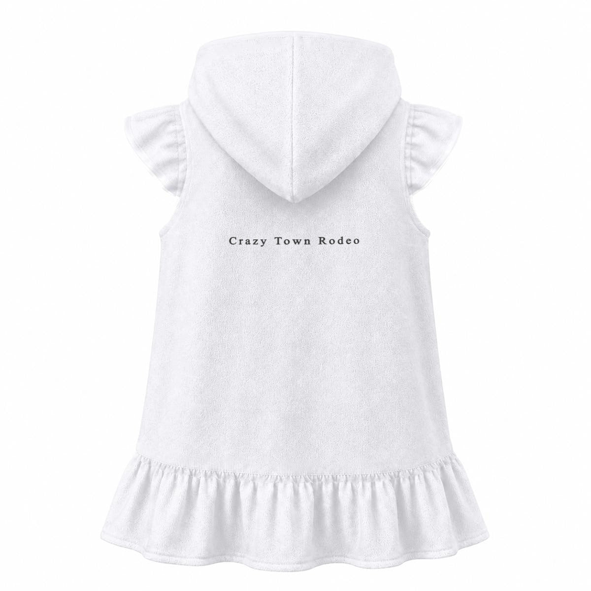 Axolotl Girls' Hooded Beach Cover-Up
