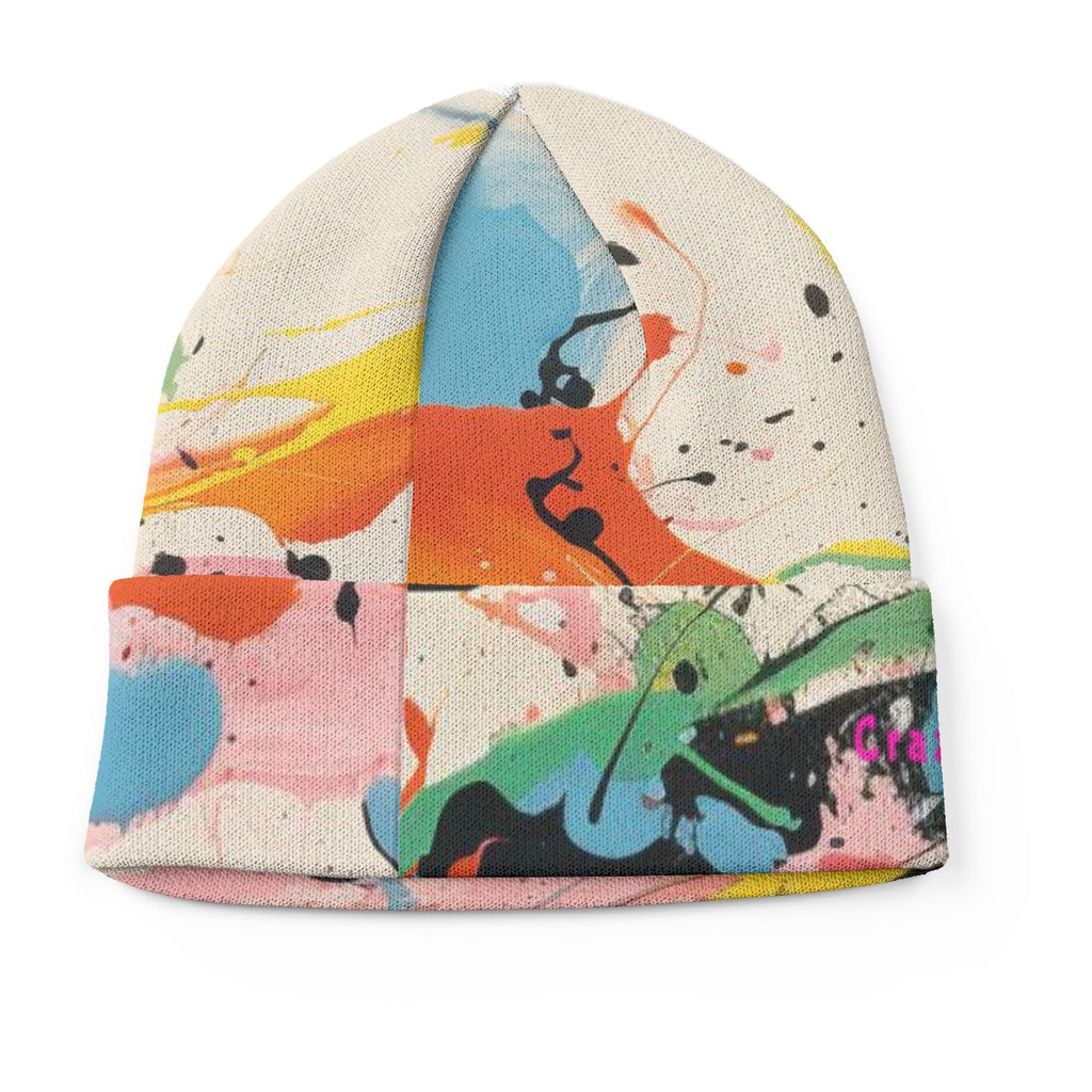 Splatter Knitted Adult Hat