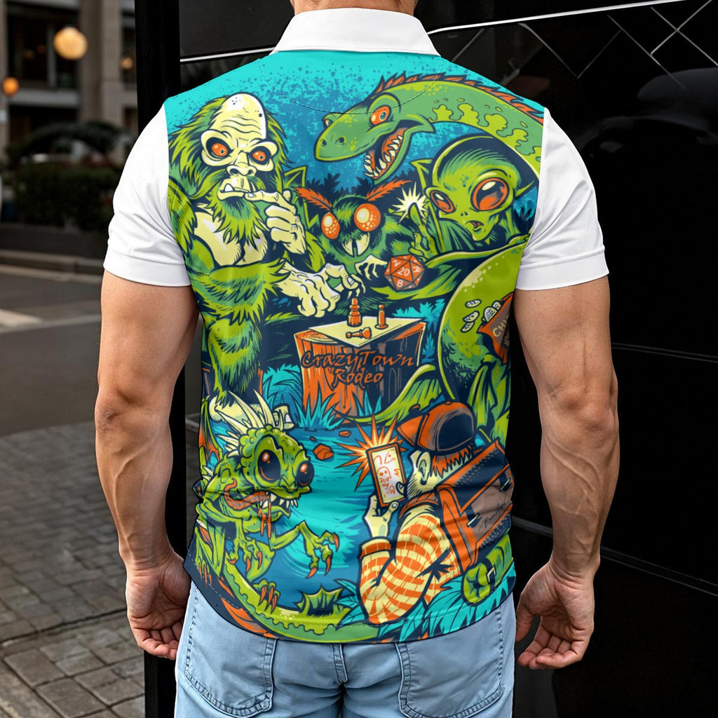 Fantasy Board Game Men's Polo Shirt