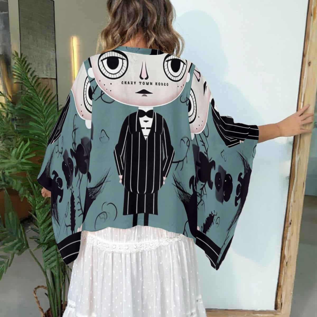 Suit and Stripes Boho Kimono Sleeve Top Women's