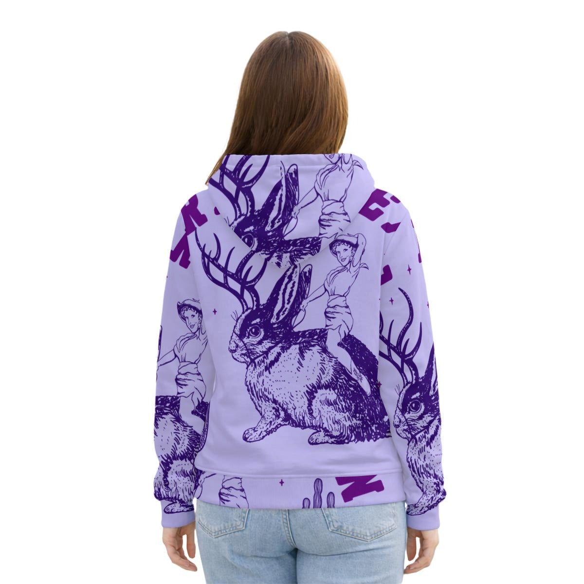 Jackalope Women's Fleece Lined Warm Hoodie