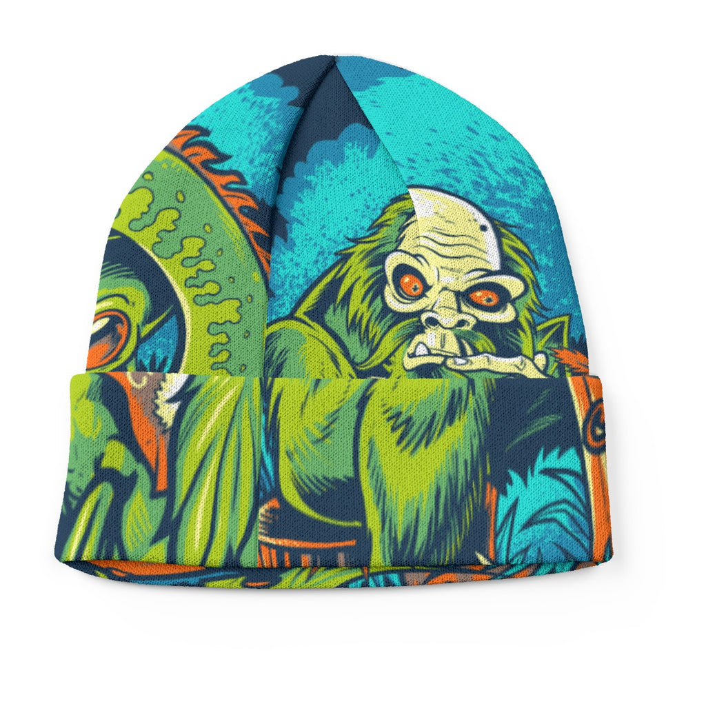 Fantasy Board Print Knitted Hat