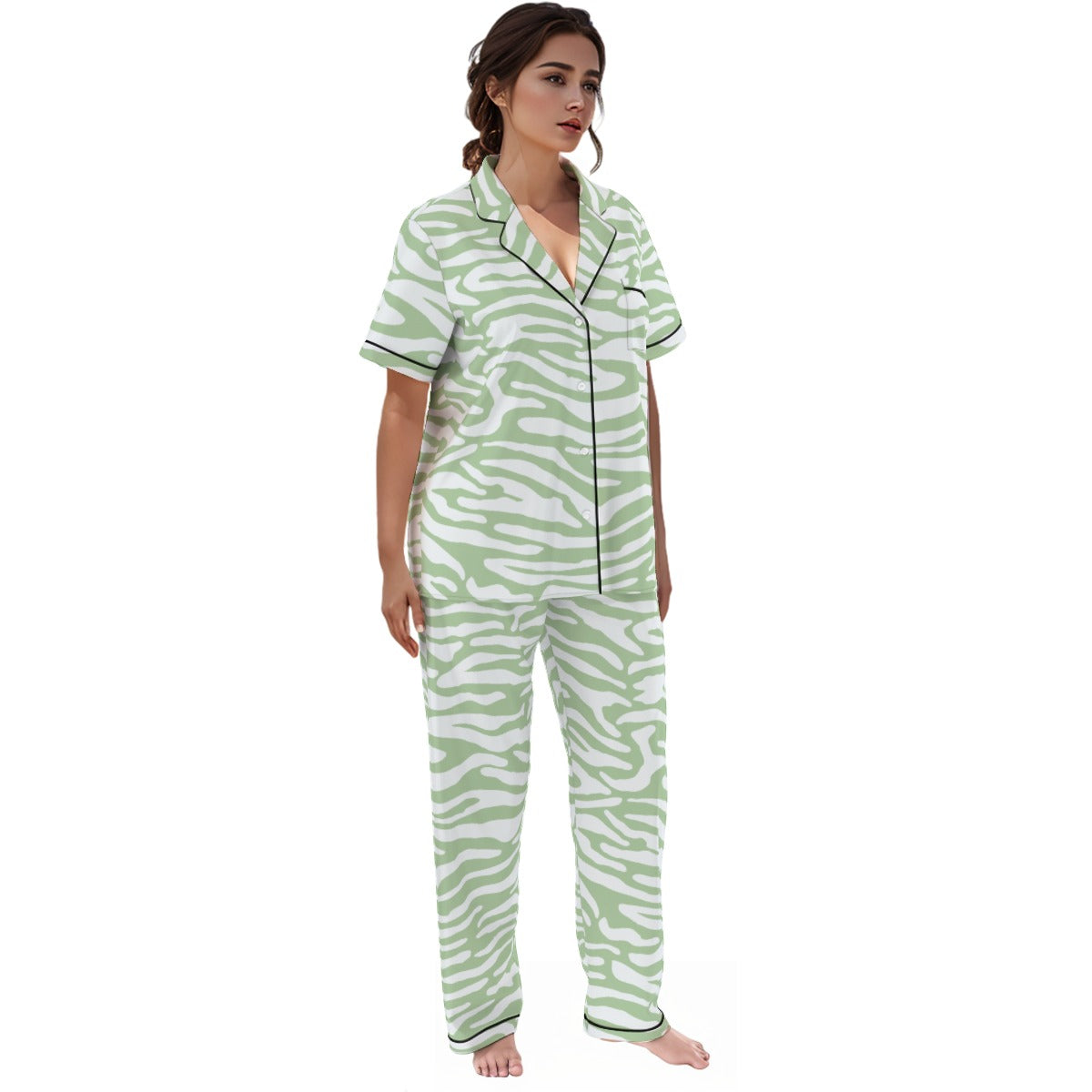 Zebra Print Women's Pajama Set