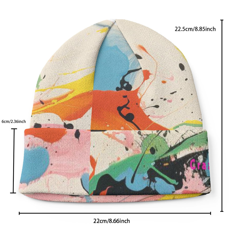 Splatter Knitted Adult Hat