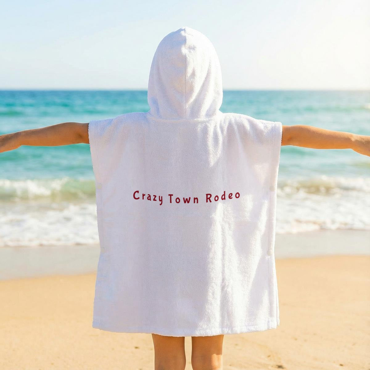 Axolotl Kid's Hooded Towel Poncho