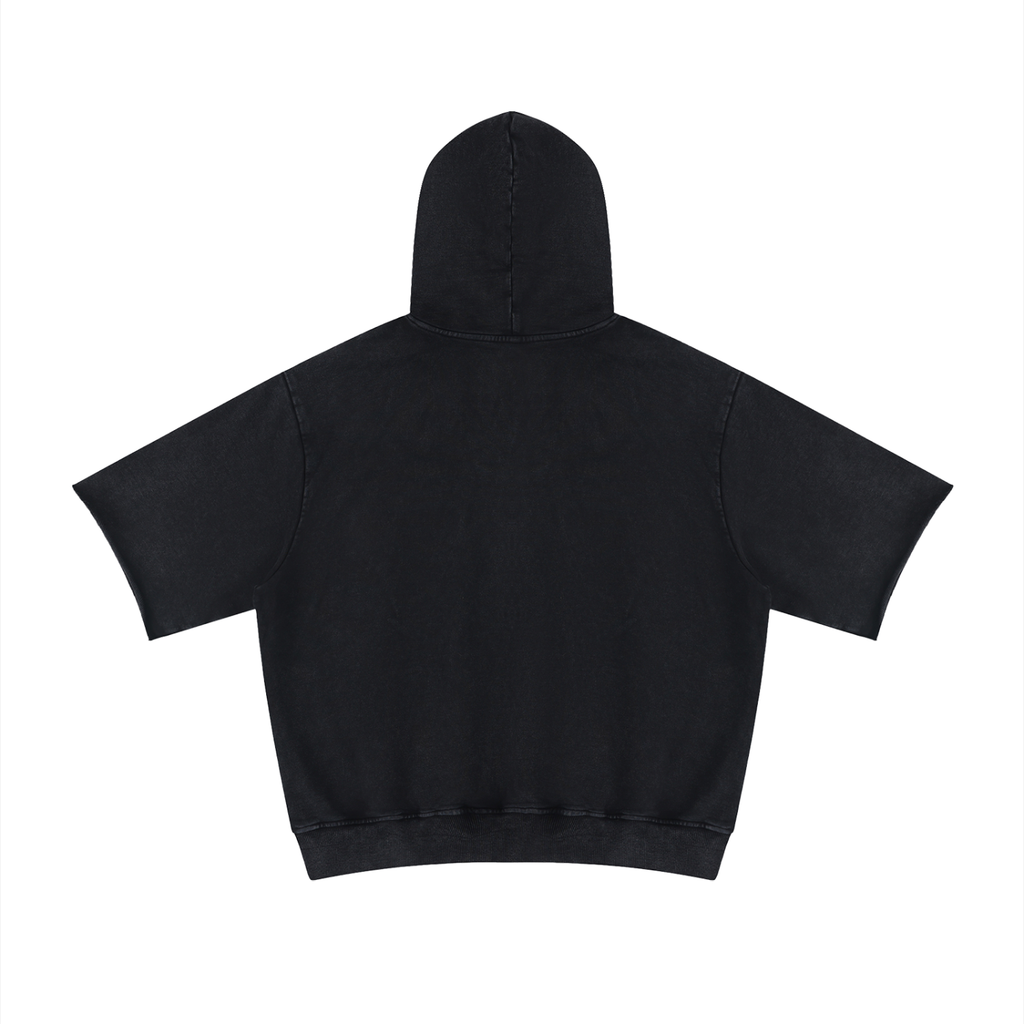 Touchdown Mineral Wash Short Sleeve Hoodie Adult
