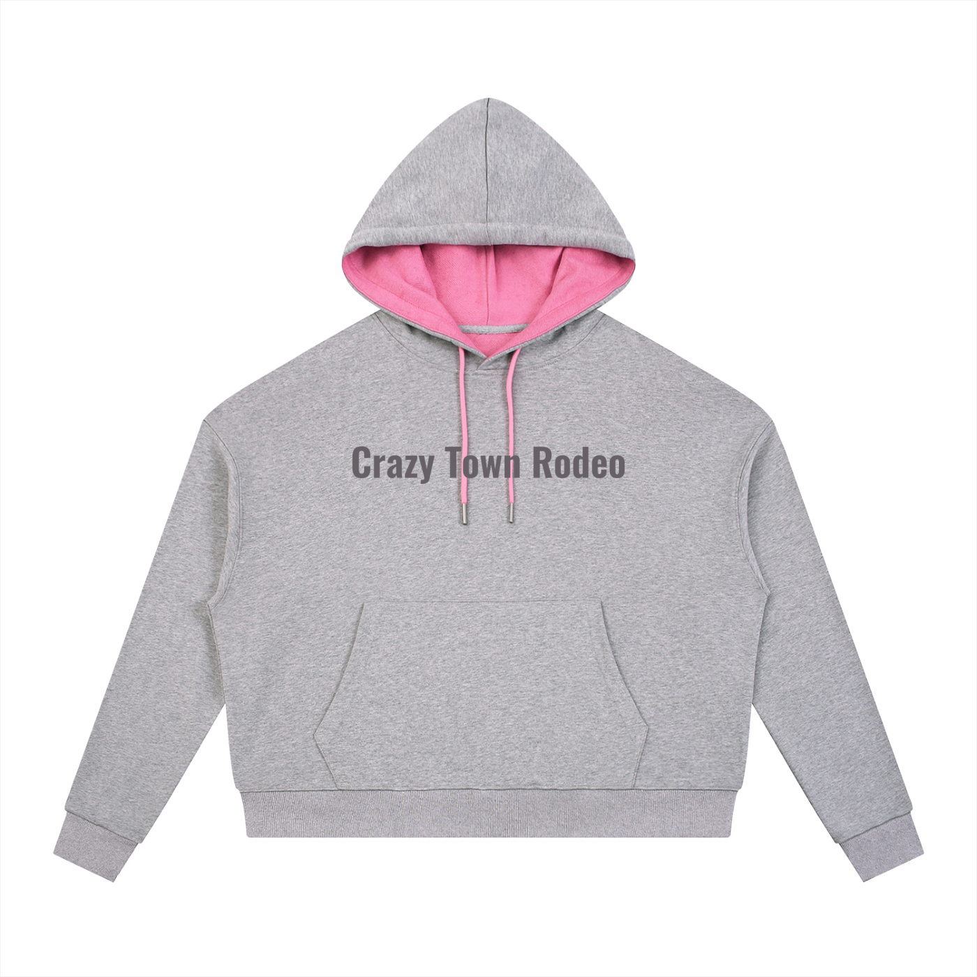 Contrast Drawstring Hoodie Adult