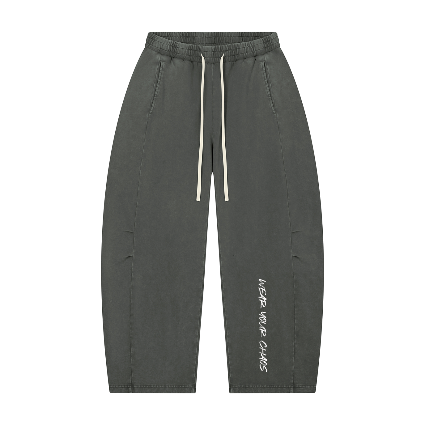 Mineral Wash Barrel Leg Pants Adult