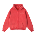 Zip-Through Boxy Fleece Hoodie Crazy Town Rodeo Wear Your Chaos Adult Unisex