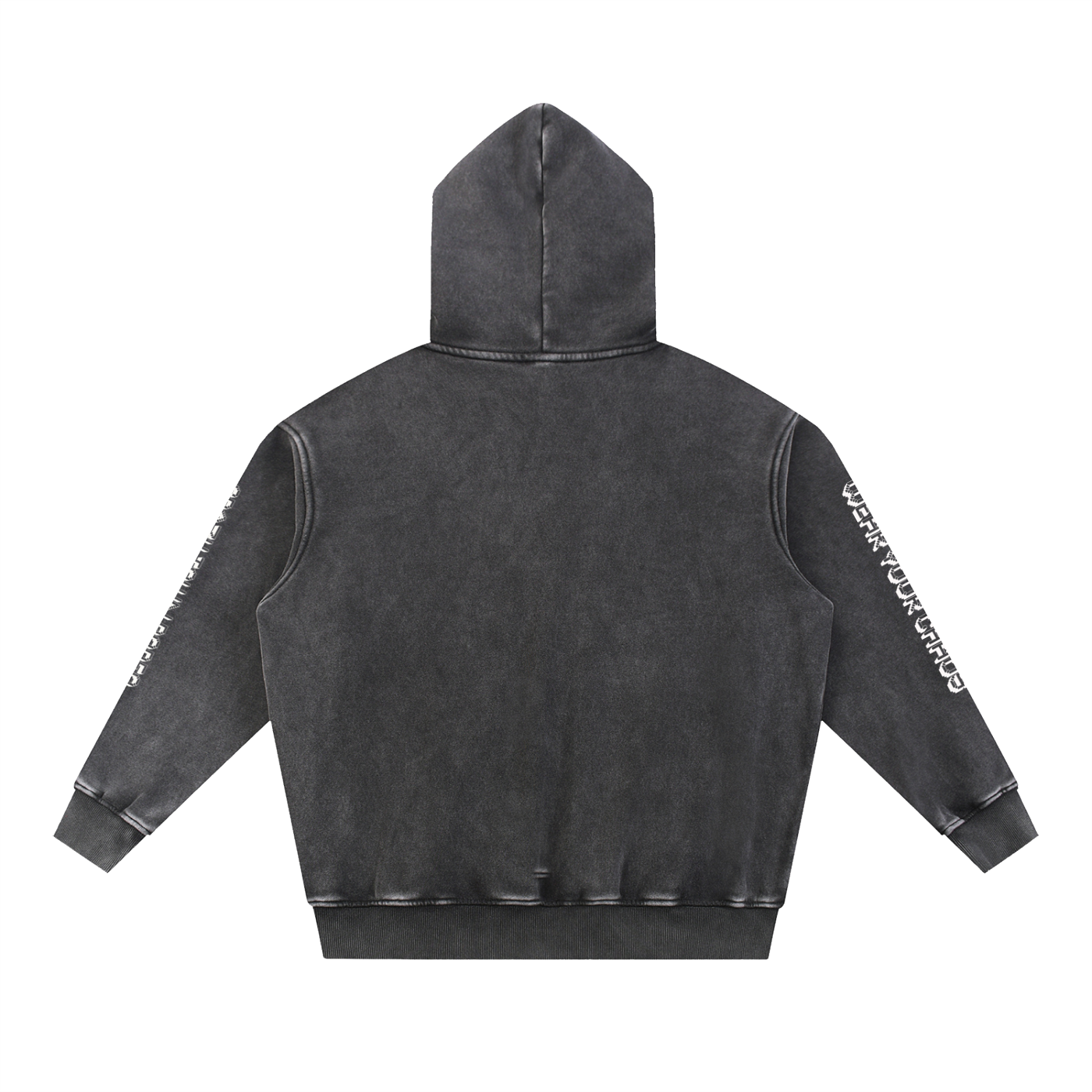 Chaos Bull Snow Wash Fleece Oversize Hoodie Adult