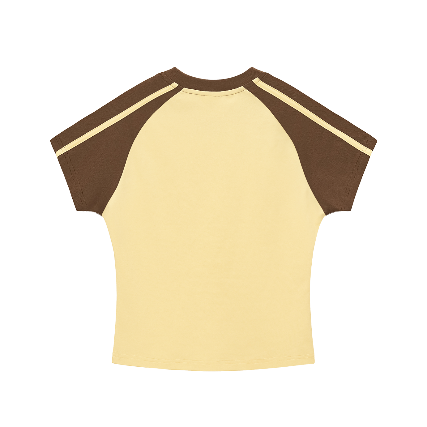 Women's Contrast Stripes Raglan Sleeve T-Shirt