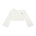 Women's Off-Shoulder Crop Style Sweatshirt