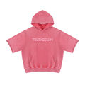 Touchdown Mineral Wash Short Sleeve Hoodie Adult