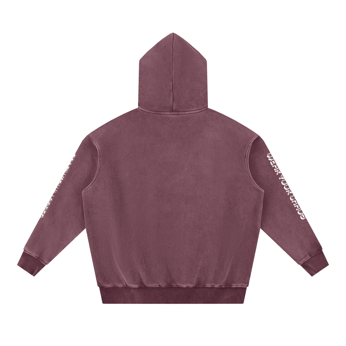 Chaos Bull Snow Wash Fleece Oversize Hoodie Adult