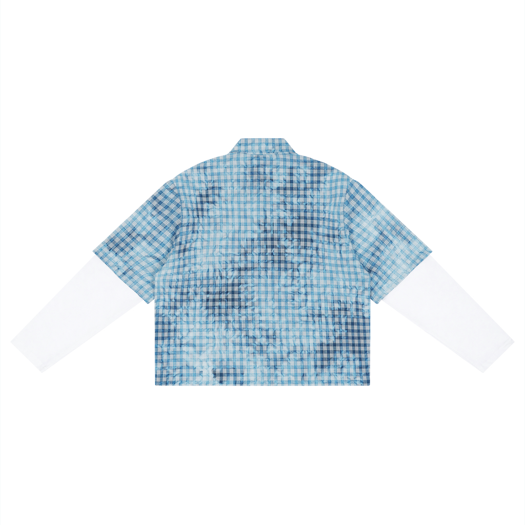 Chaos Bull Vintage Wash Plaid Short Sleeve Shirt Adult
