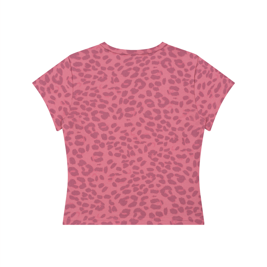 Wear Your Chaos Women’s Leopard Print Crop T-Shirt