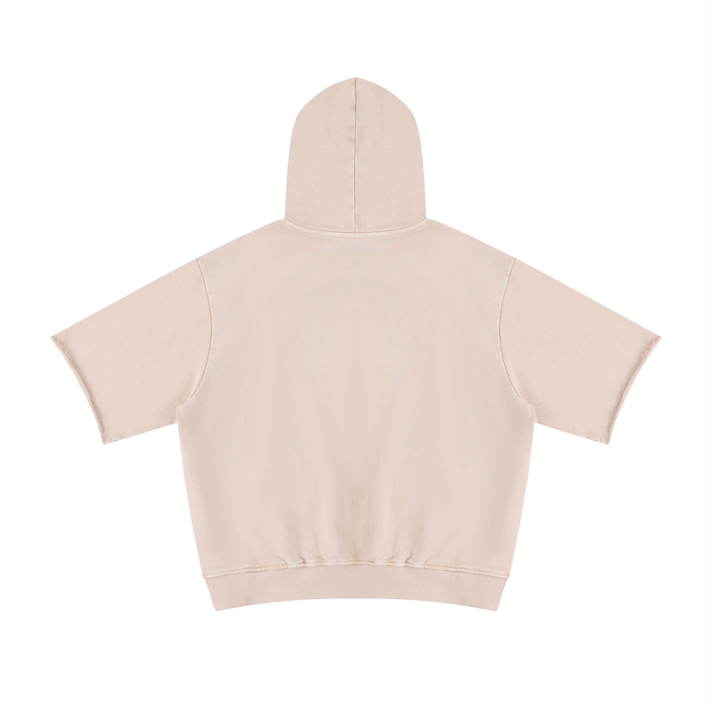 Touchdown Mineral Wash Short Sleeve Hoodie Adult