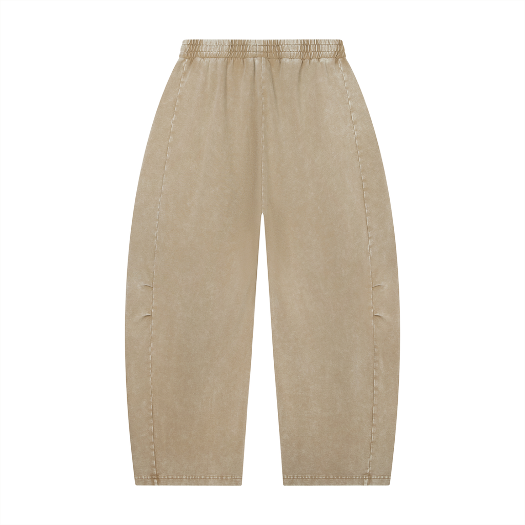 Mineral Wash Barrel Leg Pants Adult