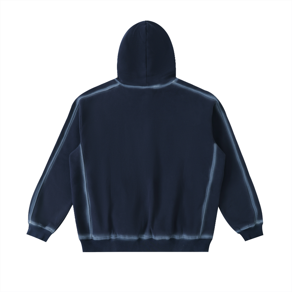 Sunfaded Edge Fleece Hoodie Adult Unisex