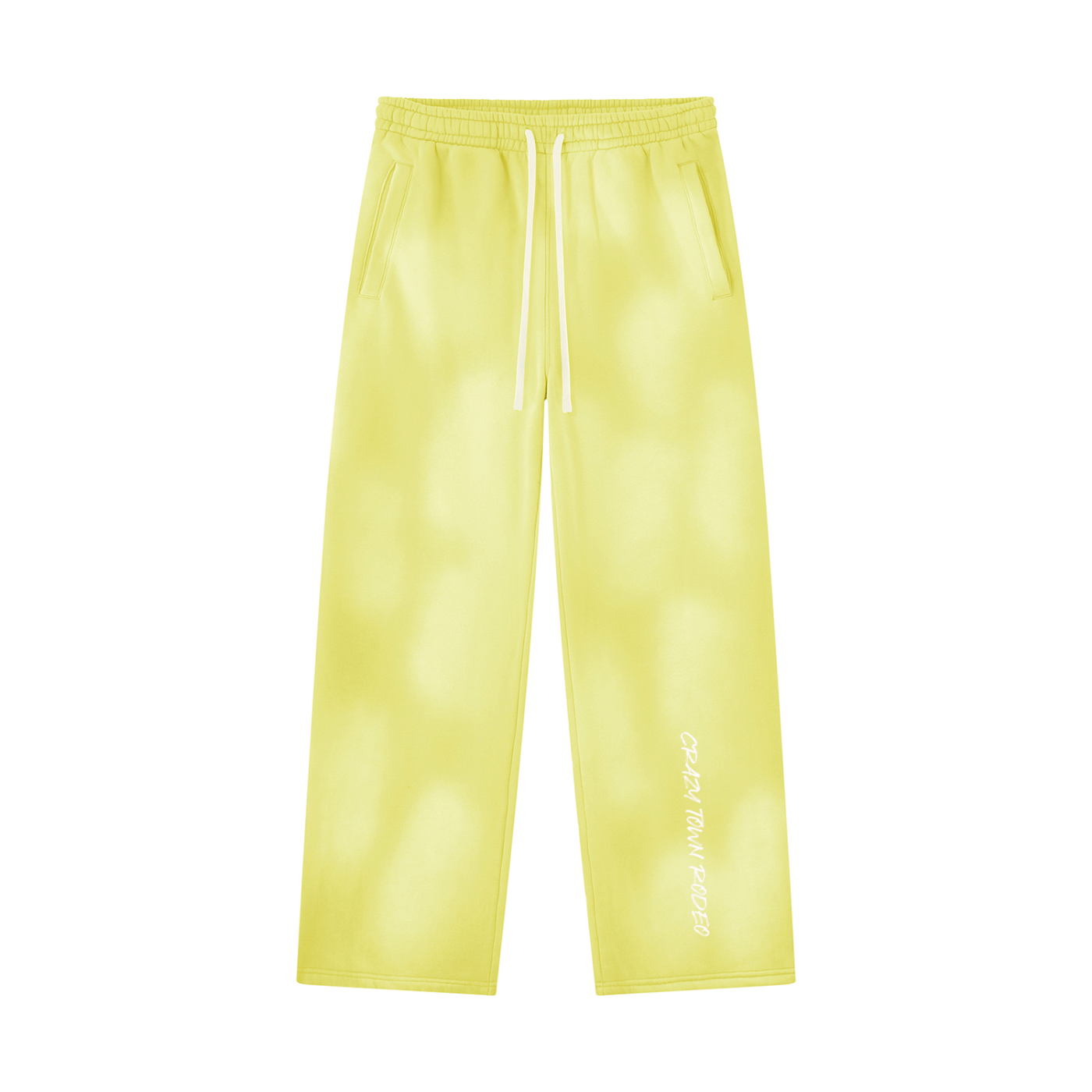 Sunfade Wide Leg Fleece Sweatpants Unisex Adult