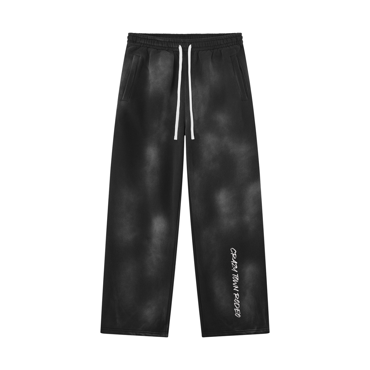 Sunfade Wide Leg Fleece Sweatpants Unisex Adult