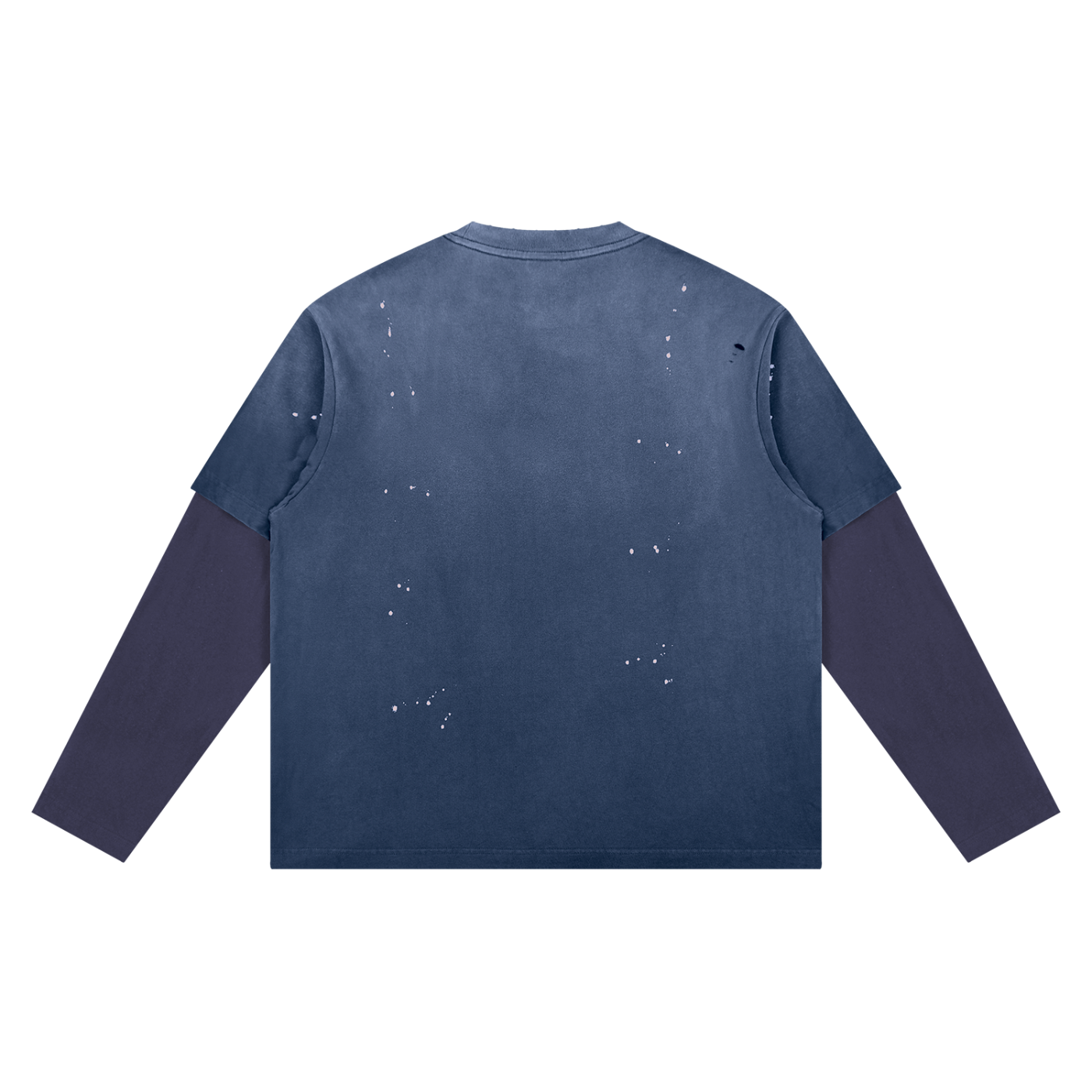 Vintage Wash Distressed Layer T-Shirt Adult Unisex