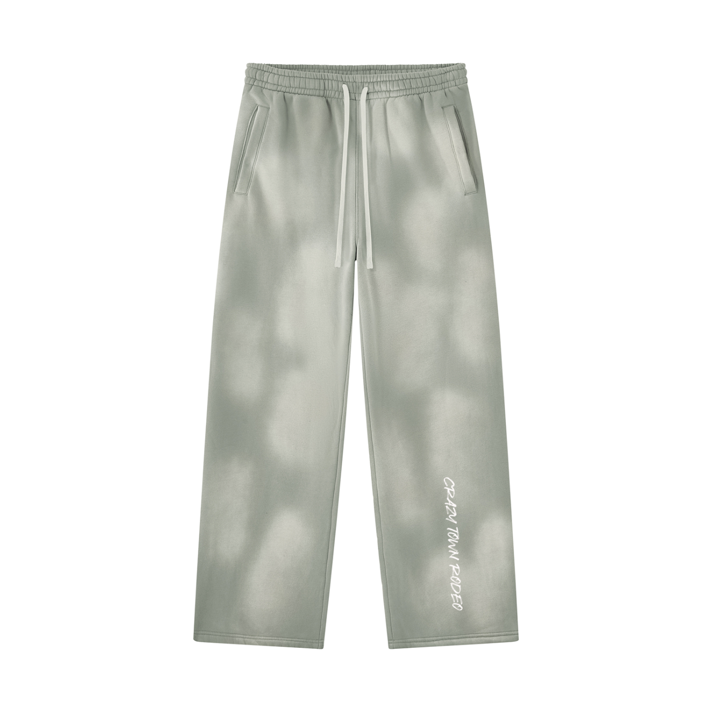 Sunfade Wide Leg Fleece Sweatpants Unisex Adult