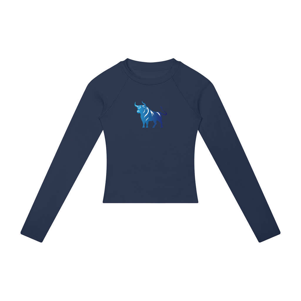 Wear Your Chaos, Chaos Bull Women’s Slim Raglan Long Sleeve T-Shirt