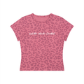 Wear Your Chaos Women’s Leopard Print Crop T-Shirt