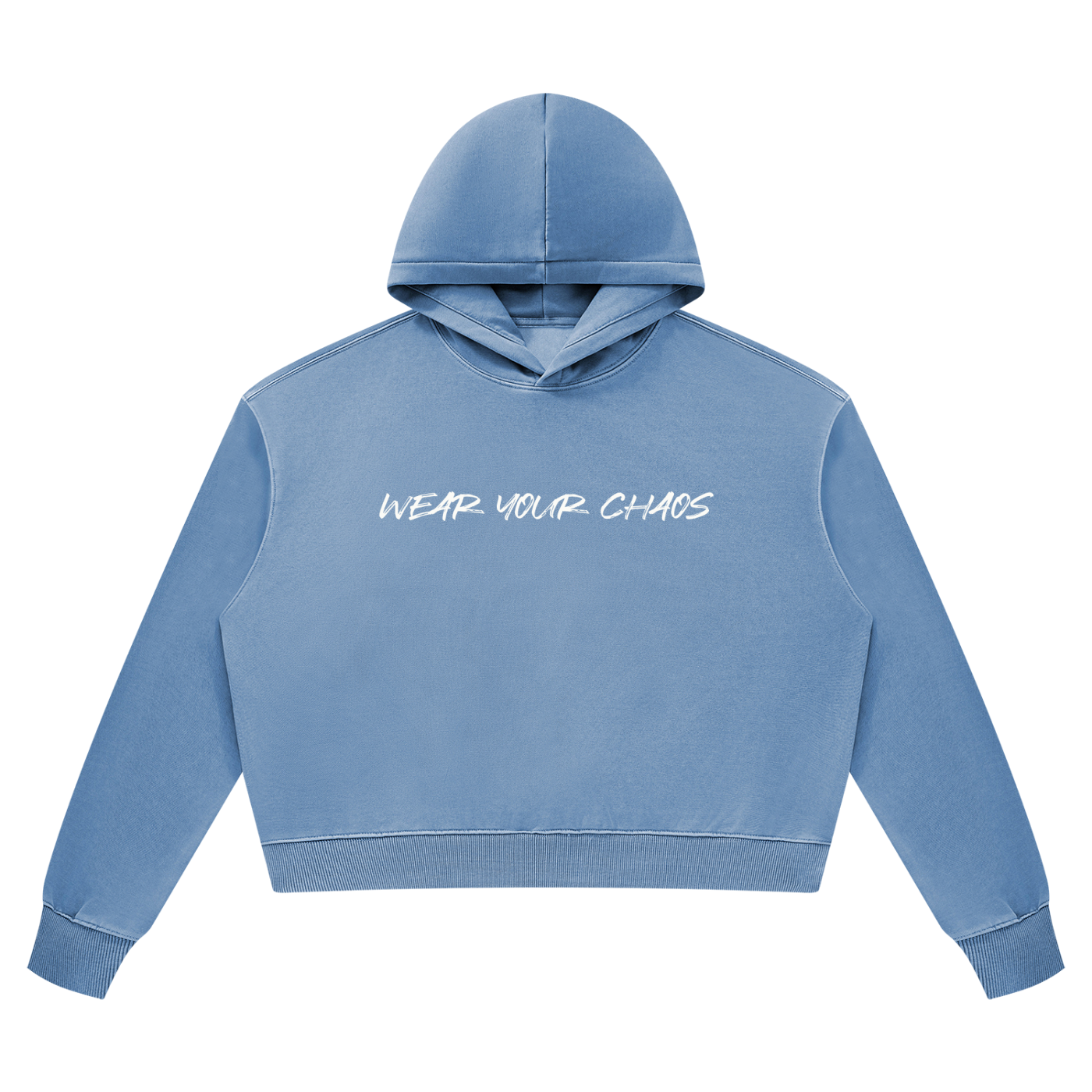 Women’s Vintage Wash Heavyweight Crop Style Hoodie