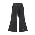 Chaos Bull Vintage Washed Flared Fleece Pants