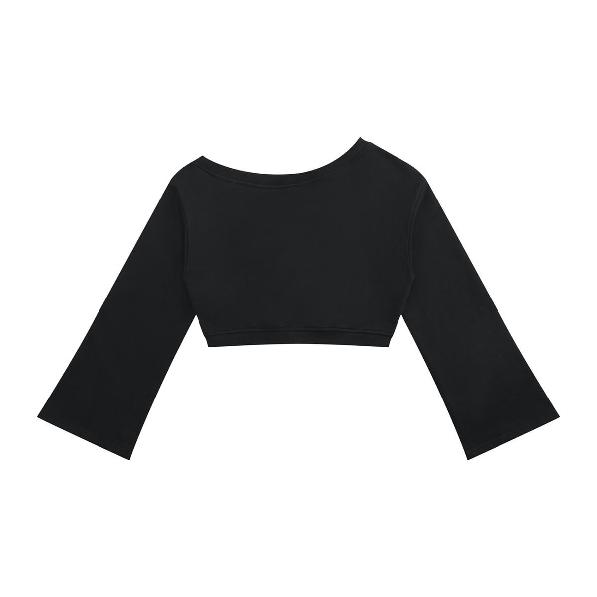 Women's Off-Shoulder Crop Style Sweatshirt