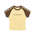 Women's Contrast Stripes Raglan Sleeve T-Shirt