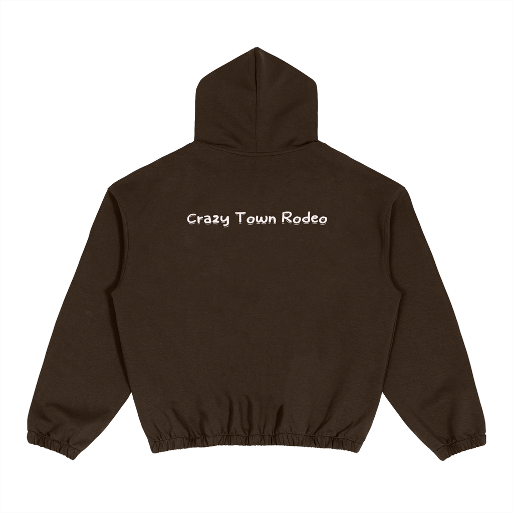 Boxy Cinched Hem Hoodie Adult
