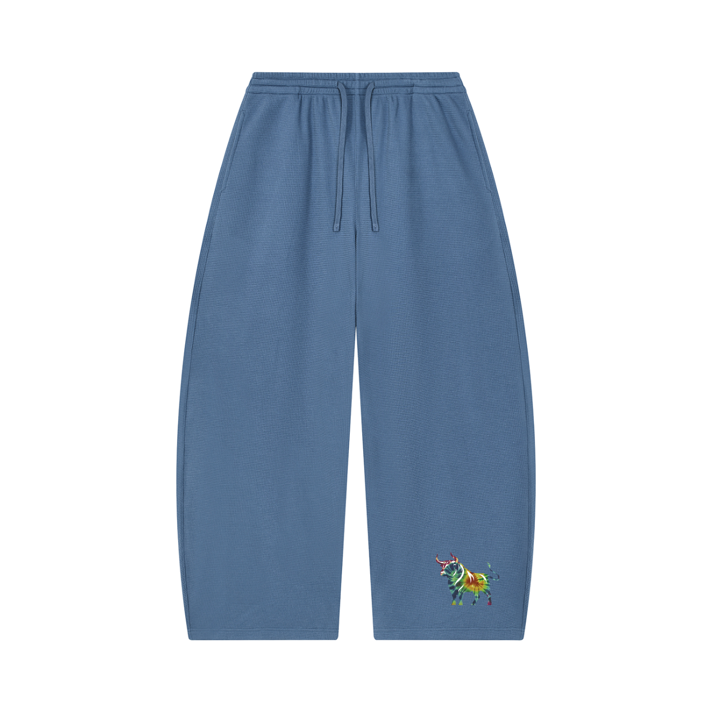 Waffle Barrel Leg Pants Unisex Adult